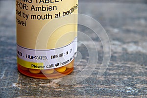 Prescription Bottle Ambien
