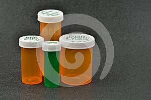 Prescription Bottles with Child-Proof caps