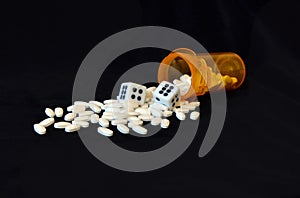 Prescription drugs and dice