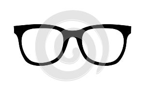 PRESCRIPTION GLASSES WITH BLACK FRAME, HIPSTER STYLE