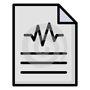 Prescription Isolated Vector icon which can be easily modified or edit