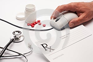 Prescription medicine and computer mouse