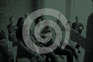 Presenation Seminar Group Listening Audience Concept