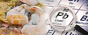 Presence of lead in frozen crustaceans - HACCP Hazard Analyses and Critical Control Points concept with the Mendeleev periodic
