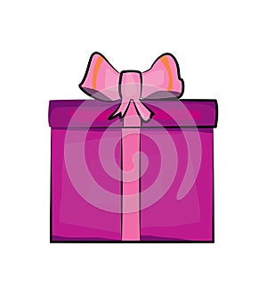 Present box cartoon