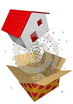 Present with spring house