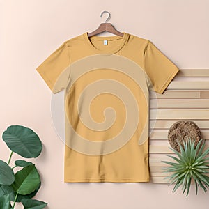 Present your t-shirt designs in style with realistic mockup images