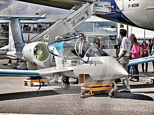 European hybrid electric Airbus E-Fan aircraft by Airbus