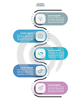 Presentation business infographic template