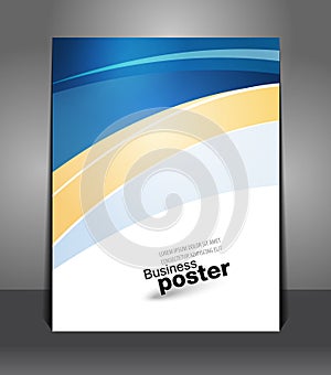 Presentation of business poster