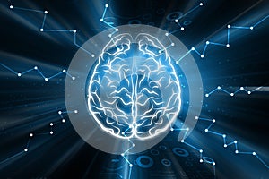 Presentation of human brain