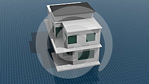 Presentation isometric of house