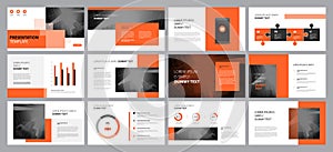 Presentation page layout template design and use for brochure ,book , annual report and company profile