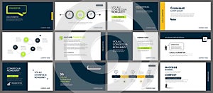 4 data infographics tab paper index template. Illustration business abstract background photo