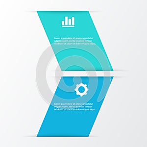 Presentation template flat design illustration for web design marketing advertising