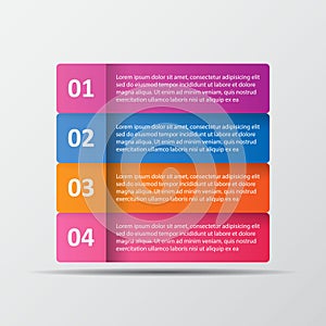 Presentation template flat design illustration for web design marketing advertising