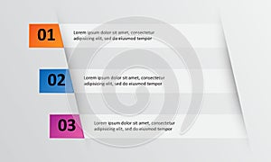 Presentation template flat design vector illustration for web design marketing advertising