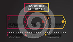 Presentation template flat design vector illustration for web design marketing advertising photo