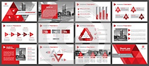 Presentation templates, corporate. Elements of infographics for presentation templates. photo