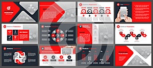 Presentation templates, corporate. Elements of infographics for presentation templates.