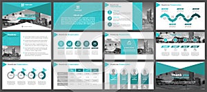 Presentation templates, corporate. Elements of infographics for presentation templates.