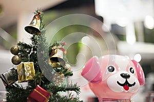 Presents and Gifts under Christmas Tree, Winter Holiday Concept