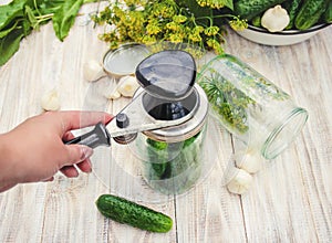 Preservation of fresh house cucumbers.