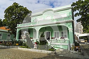 Preserved colonial house, Macau, Taipa