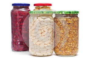 Preserved legumes photo