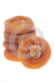 Preserved Persimmons Isolated