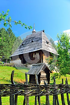 Preserved traditional Balkans medieval village in Sirogojno, Zlatibor, Serbia
