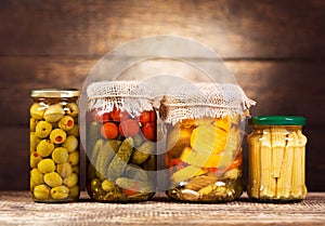 Preserved vegetables