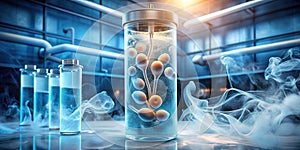 Preserving Fertility Cryopreservation of Sperm and Eggs in Liquid Nitrogen Dewars for Future Reproductive Options photo