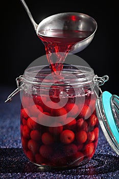 Preserving Homemade Cherry Compote