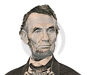 President Abraham Lincoln portrait (Clipping path)