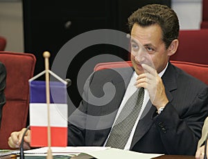 President of the French Republic Nicolas Sarkozy