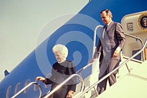 President George H.W. Bush and the First Lady.