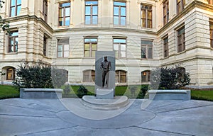 President Jimmy Carter Statue at the Georgia Statehouse.