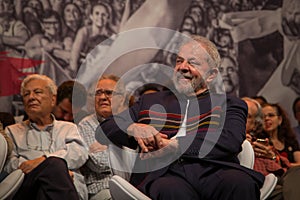 President Lula at the Casa Grande Theatre