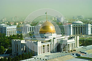 President palace in Ashgabat Turkmenistan