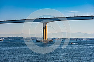 The Presidente Costa e Silva Bridge is the longest bridge in the Southern Hemisphere.