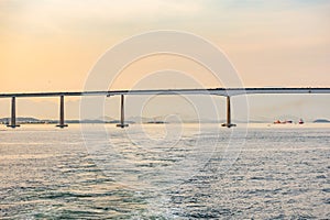 The Presidente Costa e Silva Bridge is the longest bridge in the Southern Hemisphere.