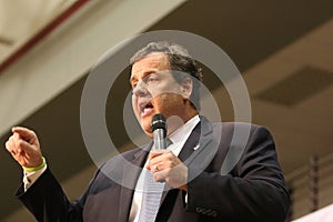 Presidential Candidate Governor Chris Christie of New Jersey