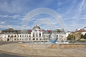 Presidential palace in Bratislava, Slovakia