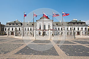 Presidential palace in Bratislava, Slovakia