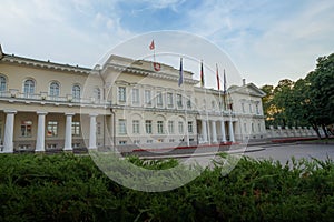 Presidential Palace official office and residence of the President of Lithuania - Vilnius, Lithuania