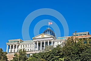 The presidential palace in Tbilisi