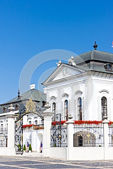 Presidential residence in Grassalkovich Palace, Bratislava, Slov