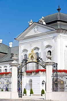 Presidential residence in Grassalkovich Palace, Bratislava, Slov