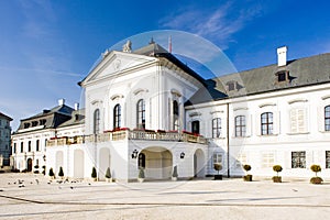 Presidential residence in Grassalkovich Palace on Hodzovo Square